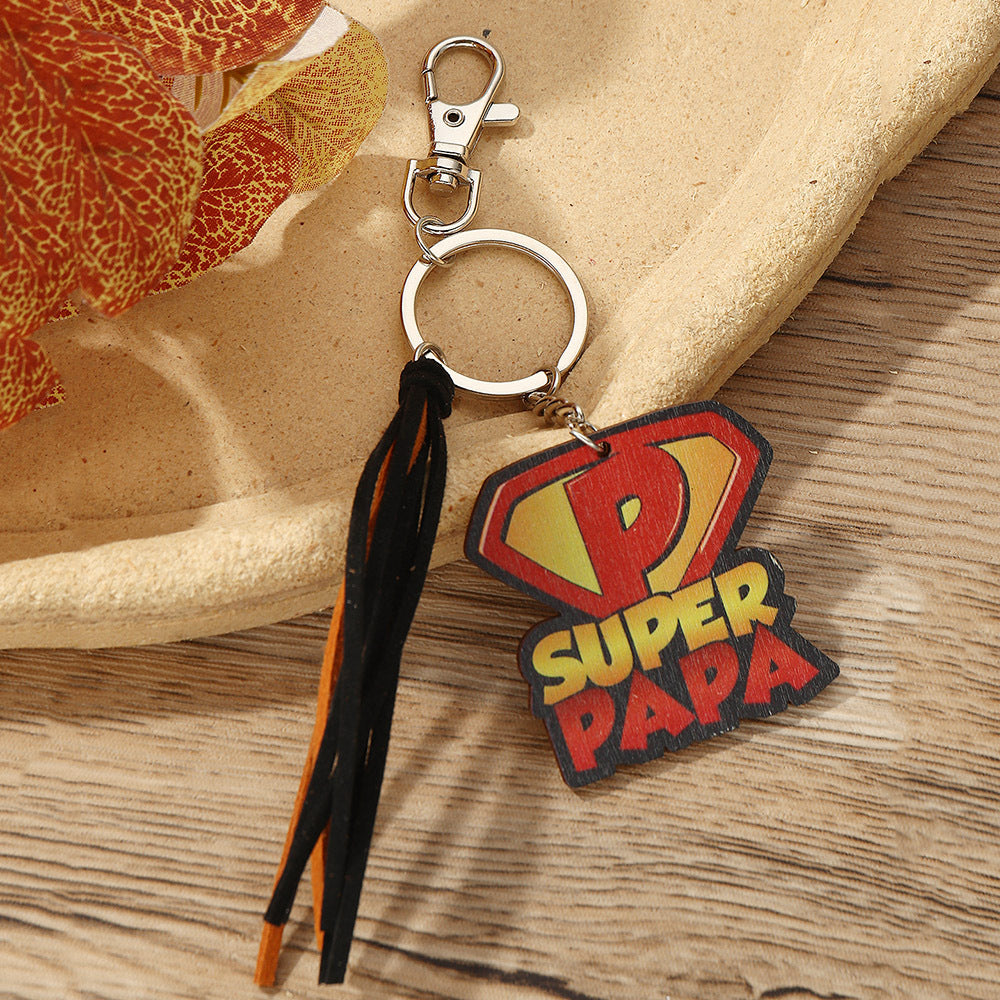 Wholesale Father's Day Mother's Day Metal Keychain